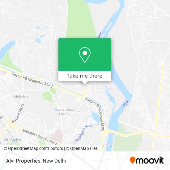 Alvi Properties map