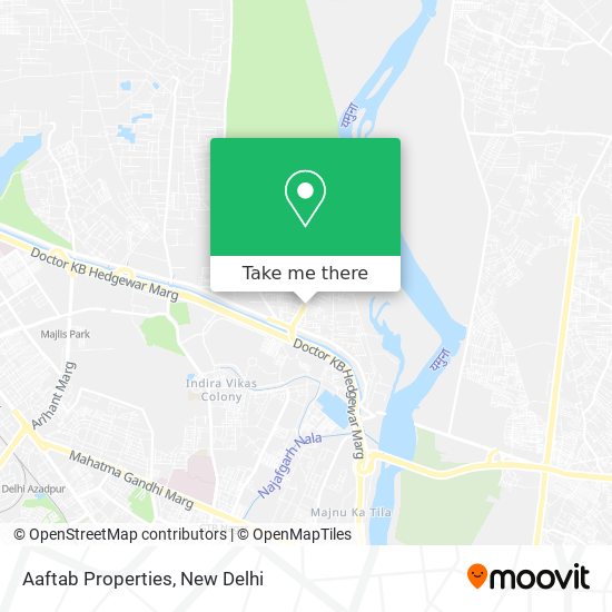 Aaftab Properties map