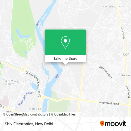 Shiv Electronics map