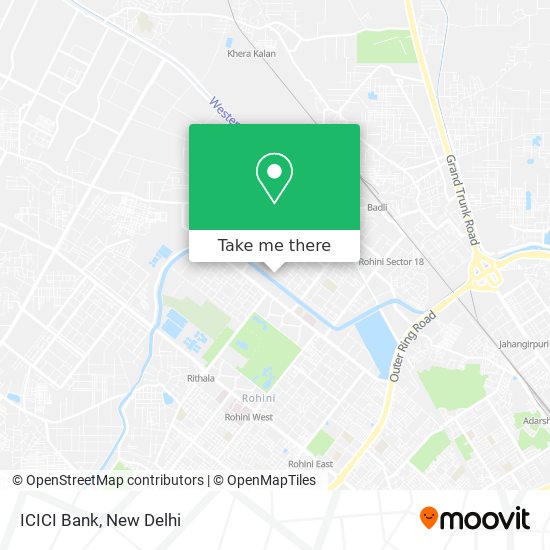 ICICI Bank map