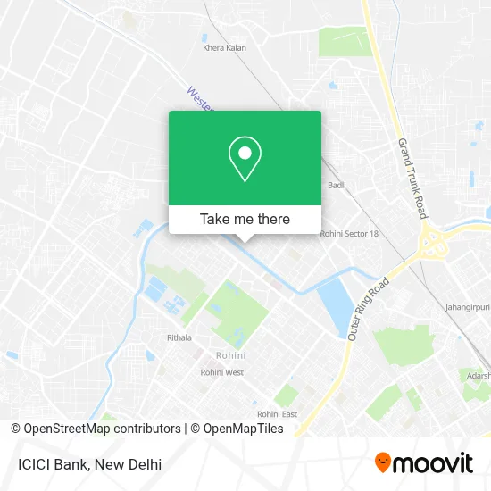 ICICI Bank map