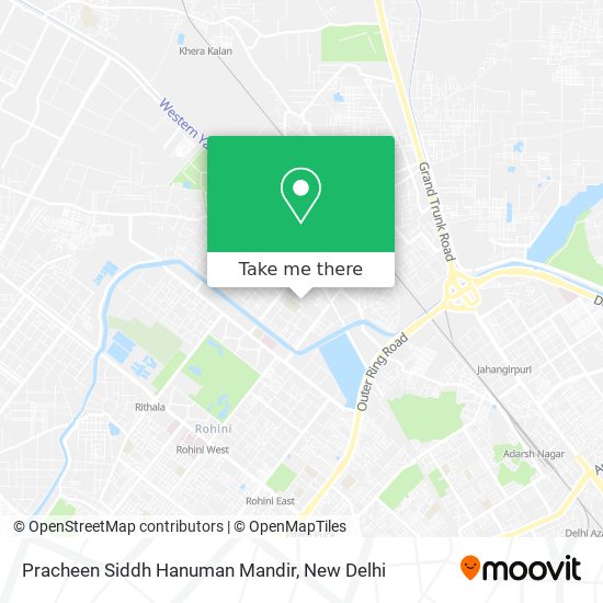 Pracheen Siddh Hanuman Mandir map