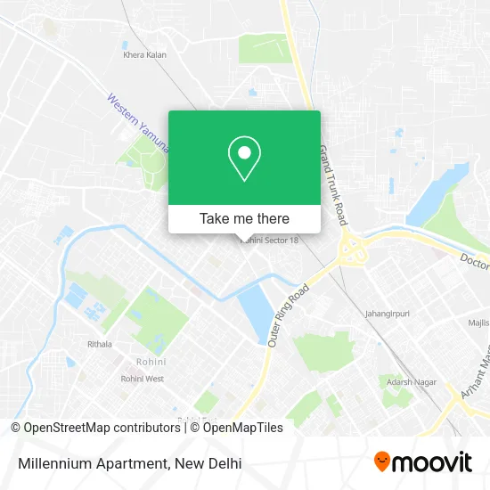 Millennium Apartment map