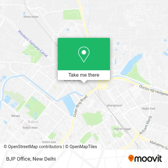 BJP Office map