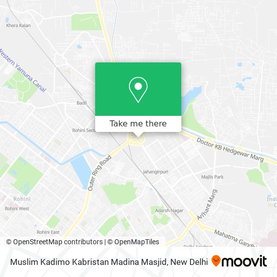 Muslim Kadimo Kabristan Madina Masjid map