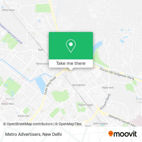 Metro Advertisers map