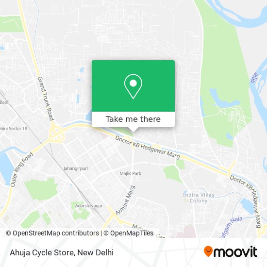 Ahuja Cycle Store map