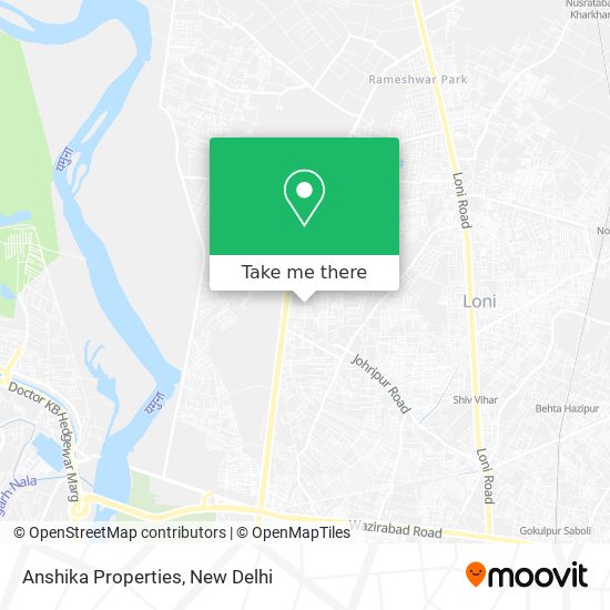 Anshika Properties map