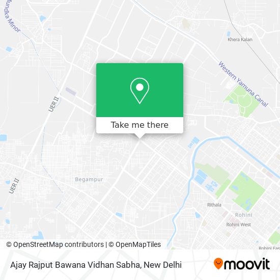 Ajay Rajput Bawana Vidhan Sabha map