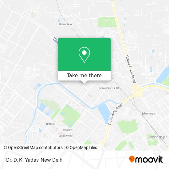 Dr. D. K. Yadav map