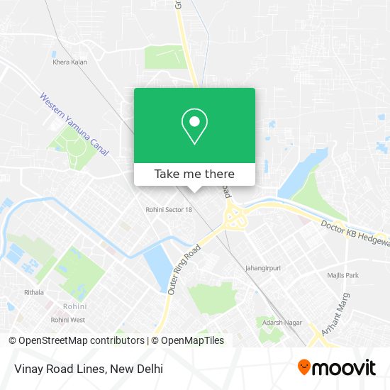 Vinay Road Lines map