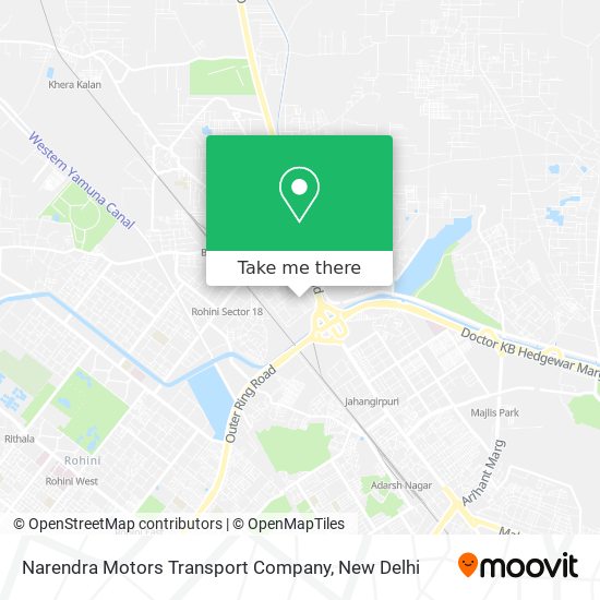 Narendra Motors Transport Company map