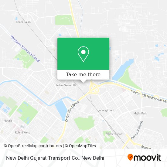 New Delhi Gujarat Transport Co. map