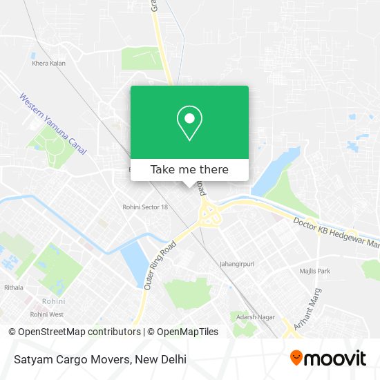 Satyam Cargo Movers map