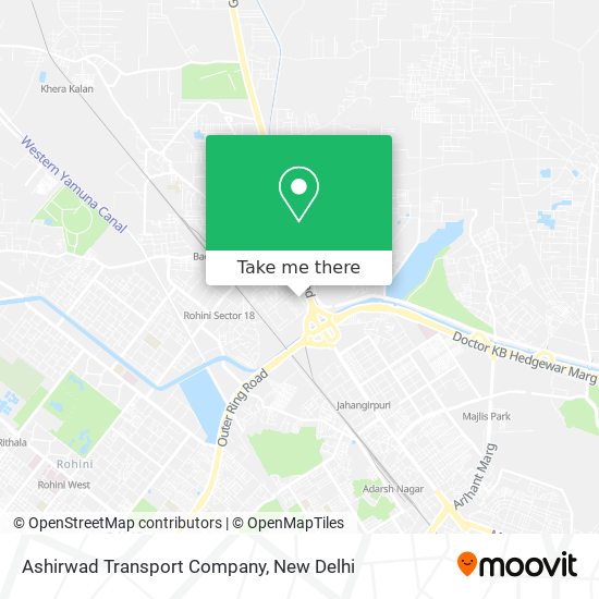 Ashirwad Transport Company map