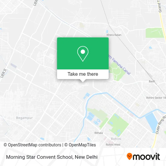 Morning Star Convent School map