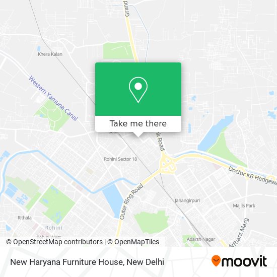 New Haryana Furniture House map