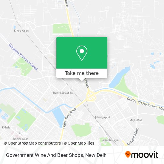 Government Wine And Beer Shops map