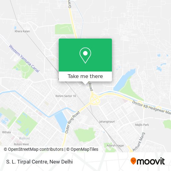 S. L. Tirpal Centre map