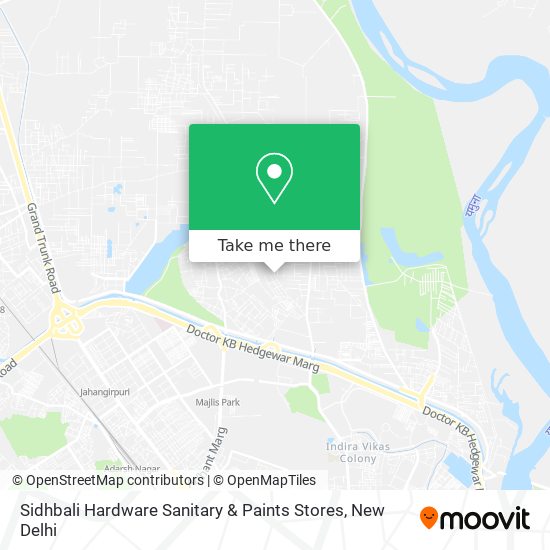 Sidhbali Hardware Sanitary & Paints Stores map