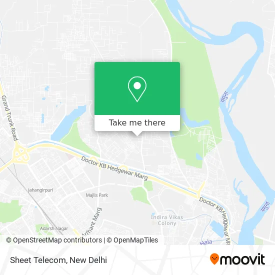 Sheet Telecom map