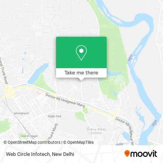 Web Circle Infotech map