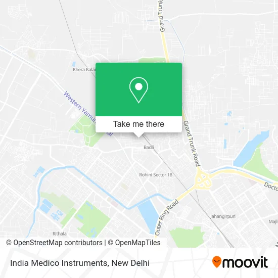 India Medico Instruments map
