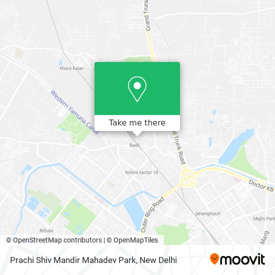 Prachi Shiv Mandir Mahadev Park map