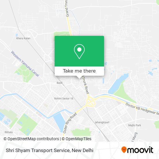 Shri Shyam Transport Service map