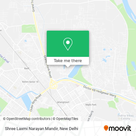 Shree Laxmi Narayan Mandir map