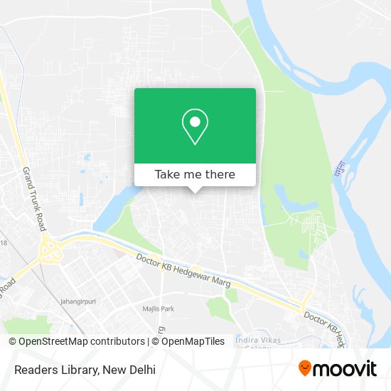 Readers Library map