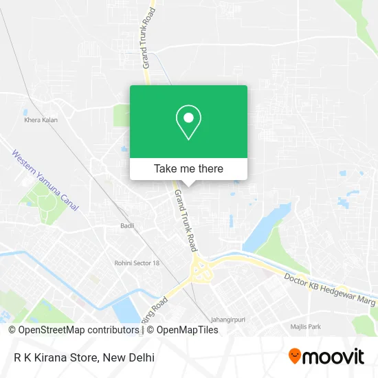 R K Kirana Store map