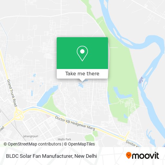 BLDC Solar Fan Manufacturer map