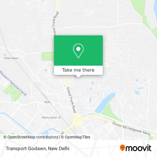 Transport Godawn map