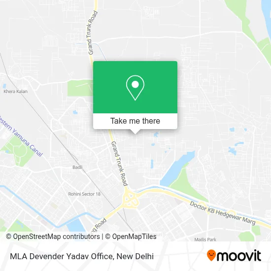 Mla Devender Yadav Office map
