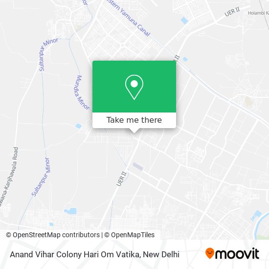Anand Vihar Colony Hari Om Vatika map