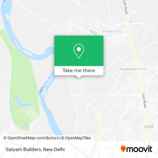 Satyam Builders map