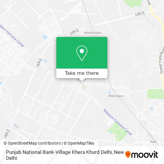 Punjab National Bank-Village Khera Khurd Delhi map