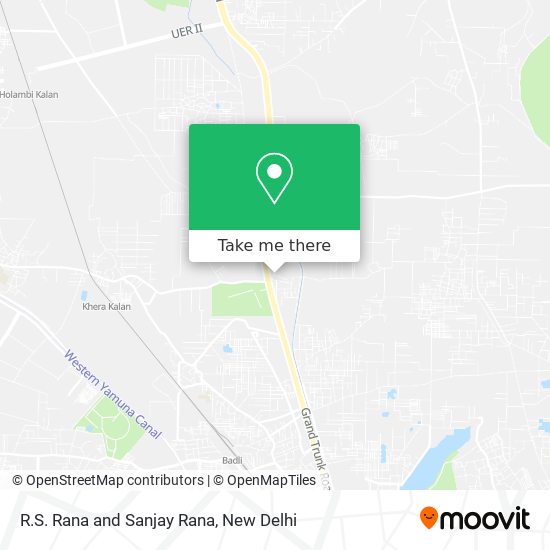 R.S. Rana and Sanjay Rana map