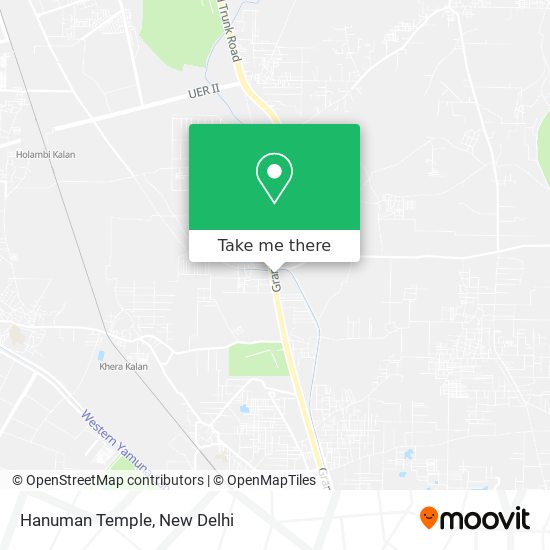 Hanuman Temple map