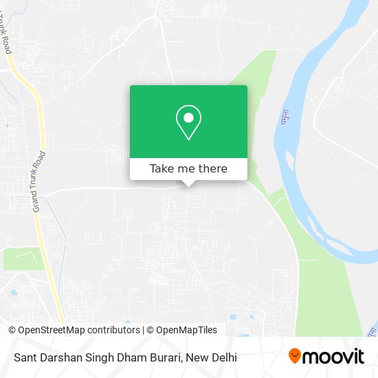 Sant Darshan Singh Dham Burari map
