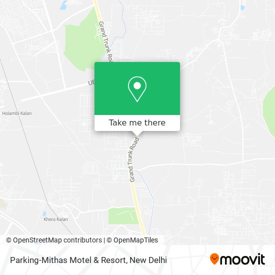 Parking-Mithas Motel & Resort map