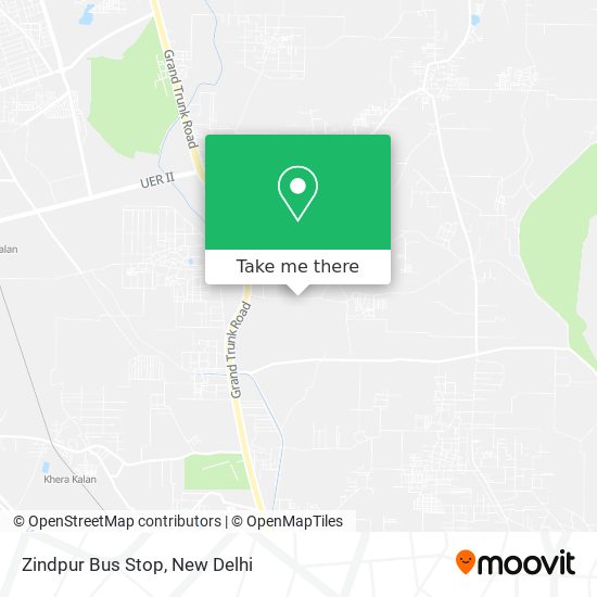 Zindpur Bus Stop map