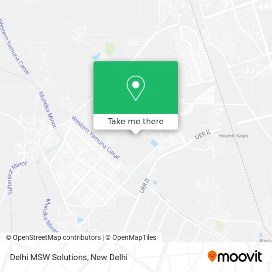 Delhi MSW Solutions map
