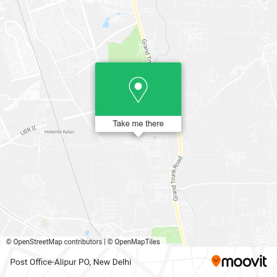 Post Office-Alipur Po map