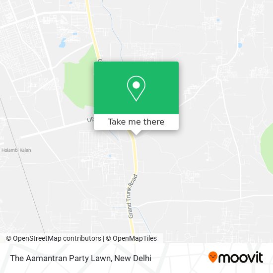 The Aamantran Party Lawn map