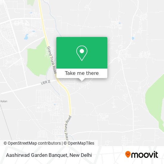 Aashirwad Garden Banquet map