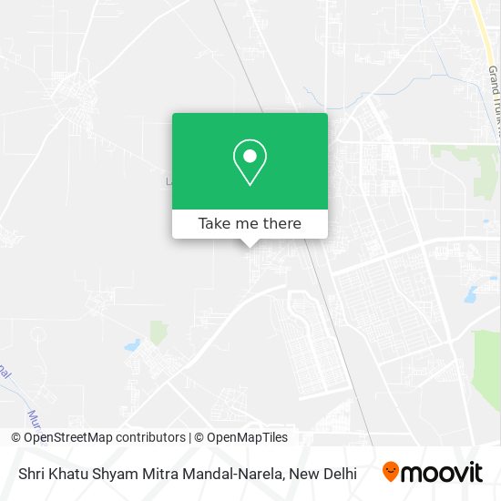 Shri Khatu Shyam Mitra Mandal-Narela map