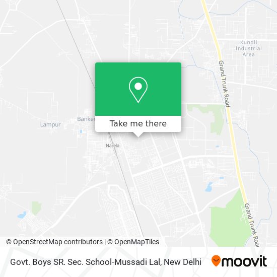 Govt. Boys SR. Sec. School-Mussadi Lal map