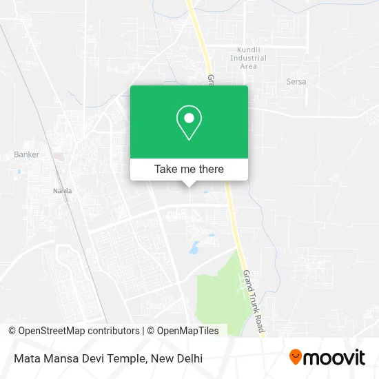 Mata Mansa Devi Temple map